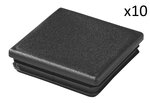Tapa cuadrada de 60x60mm x10 unidades