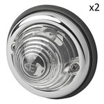 Lampara de posicion blanca 70mm PM x2 piezas