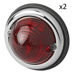 Lampara de posicion roja 70 mm PM x2 piezas