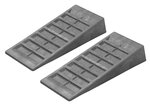 Bloque de rampa 90 mm gris - juego de 2 piezas