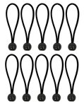 Tensor elastico para tienda de campana de 15 cm con bola de plastico - juego de 10 piezas