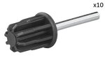 Tapa superior de 25 mm con pasador x10 stuks