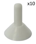 Funda de lluvia para poste de tienda x10 stuks