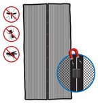 Mampara de puerta con cierre magnetico