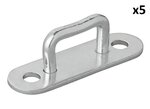 Ojo de vela rectangular 24mm x5 piezas