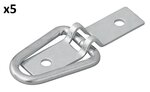 Anilla de amarre de dos piezas 72 x 16 mm x5 piezas