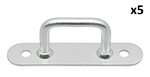 Ojal rectangular de 36 mm x5 piezas