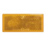 Reflector naranja autoadhesivo 82x36mm x5 piezas