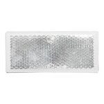 Reflector blanco 82x36mm autoadhesivo x5 piezas