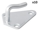 Gancho de cuerda de metal soldado 40x45mm x10 piezas