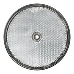 Reflector blanco 80mm montaje con tornillos x10 piezas