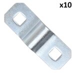Soporte de montaje para anilla en D de 6 mm x10 unidades