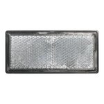 Reflector blanco 85x39mm autoadhesivo con placa base x10 piezas