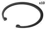 Anillo Seeger diametro 80 mm x10 unidades