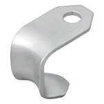 Gancho atornillable de metal 37 x 25 x 3 mm x5 unidades