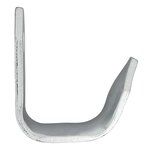 Gancho atornillable de metal 37 x 25 x 3 mm x5 unidades