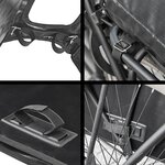 Alforja doble para bicicleta 40L impermeable