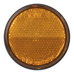 Reflector naranja 60 mm con tornillo 5 x10 piezas