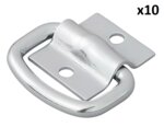 Anilla de amarre de dos piezas 42 x 36 mm x10 unidades