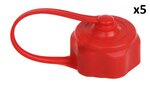 Tapon con correa para bidon de 5L y 10L x5 piezas