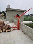 Grua de construccion 500kg 25m electrica 230V Rotacion de 360°