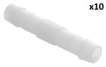 Racor recto para manguera 10 mm x10 unidades