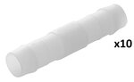 Racor recto para manguera 12 mm x10 unidades