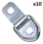 Argolla de amarre 2 piezas 6 mm x10 unidades