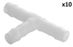 Conector de manguera Pieza en T de 10 mm por pieza