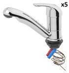 Grifo mezclador ceramico Carino 12V diámetro 33 mm cromo x5 unidades