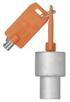 Cerradura con llave para cepo de rueda Nemesis Ultra