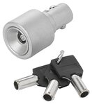 Cerradura con llave para cepo de rueda Nemesis
