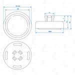 Cazoletas de friccion Winterhoff WS3000 desde 08/2002 - juego de 2 piezas