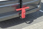 Cerradura de enganche para vehiculos comerciales