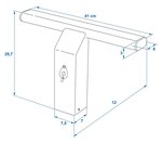 Cerradura de enganche para vehiculos comerciales