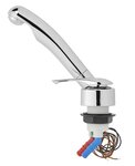 Grifo mezclador ceramico Samba diametro 33 mm cromo x5 unidades