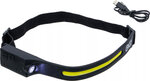 Linterna para cabeza LED COB con sensor de movimiento