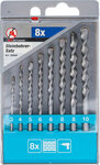 Juego de brocas para piedra 3 - 10 mm 8 piezas