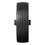 Neumatico para rueda jockey con llanta metalica grande y neumatico de goma 220 x 65 mm, 300 kg