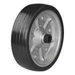 Neumatico para rueda jockey con llanta metalica grande y neumatico de goma 220 x 65 mm, 300 kg