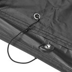 Funda protectora negra para 1 bicicleta