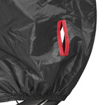 Funda protectora negra para 1 bicicleta
