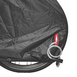 Funda protectora negra para 1 bicicleta
