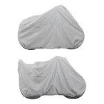 Funda protectora gris para 1 bicicleta (ripstop)