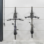 Soporte de pared para 1 bicicleta – juego de 2 unidades
