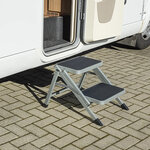 Escalon plegable de 2 peldanos