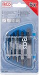 Juego de extractores de tornillos tamano 1 - 6, 6 piezas