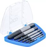 Juego de extractores de tornillos tamano 1 - 6, 6 piezas