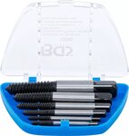 Juego de extractores de tornillos tamano 1 - 6, 6 piezas