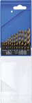 Juego de brocas espirales HSS nitrurado de titanio 1,5 - 6,5 mm 13 piezas